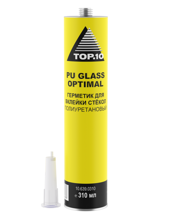 Герметик для вклейки стёкол полиуретановый PU GLASS OPTIMAL (310 мл)