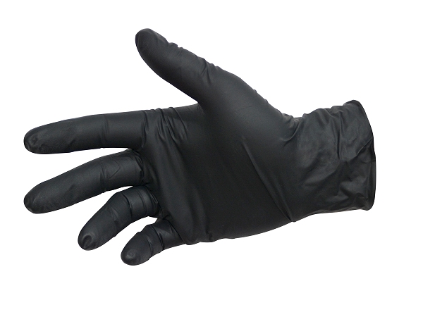 Перчатки нитриловые черные, размер L (100 шт.)