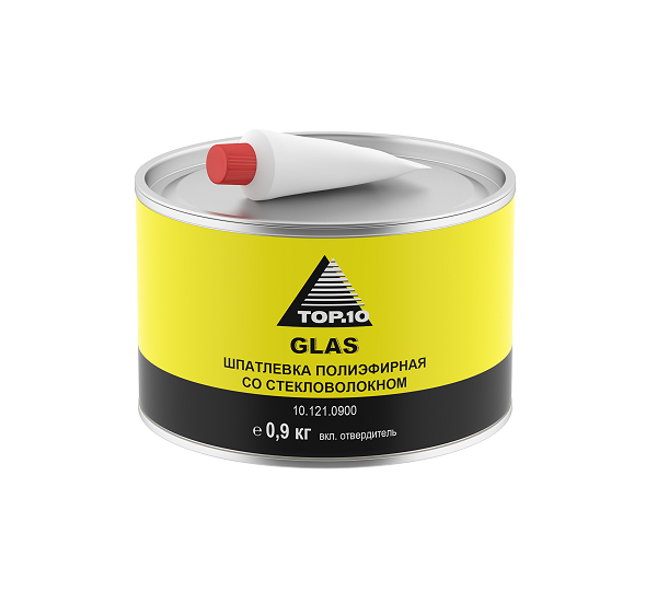 Полиэфирная шпатлевка GLAS (0.9 кг с отвердителем)